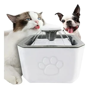 Fuente De Agua Mascotas Perros Gatos 2.5 Litros Automática