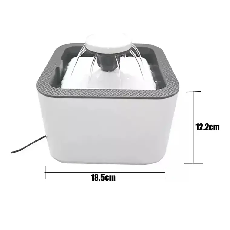 Fuente De Agua Mascotas Perros Gatos 2.5 Litros Automática 2