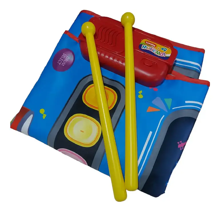 Alfombra Musical Piano y Tambor 2 en 1 para Niños 80x50 cm Portátil 2