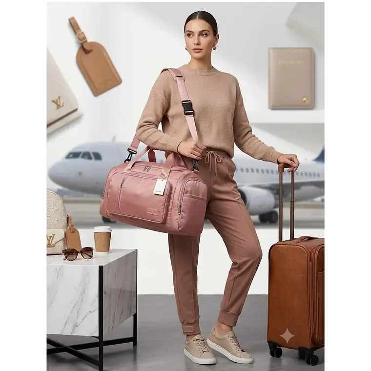 Bolso de Viaje gym Rosado 2