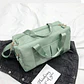 Bolso Deportivo viaje o gym Con Separación negro verde lila - Miniatura 1