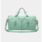 Bolso Deportivo viaje o gym Con Separación negro verde lila - Miniatura 7