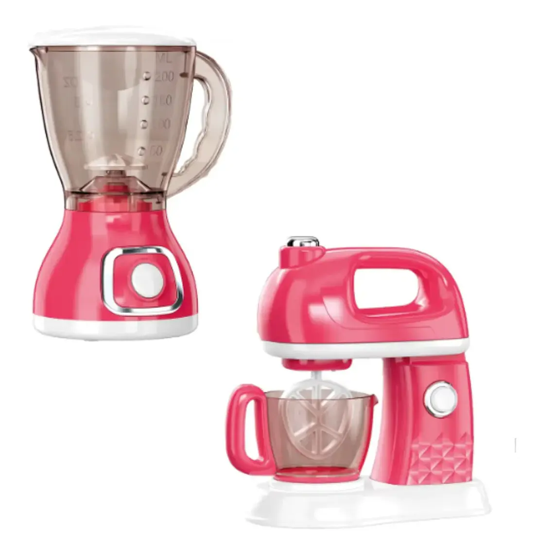 Set Juguete Cocina Licuadora Y Batidora Para Niñas Rosa 2