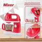 Set Juguete Cocina Licuadora Y Batidora Para Niñas Rosa - Miniatura 4