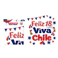 Pack 3 Servilletas Fiestas Patrias 33cm 30unid - Miniatura 5
