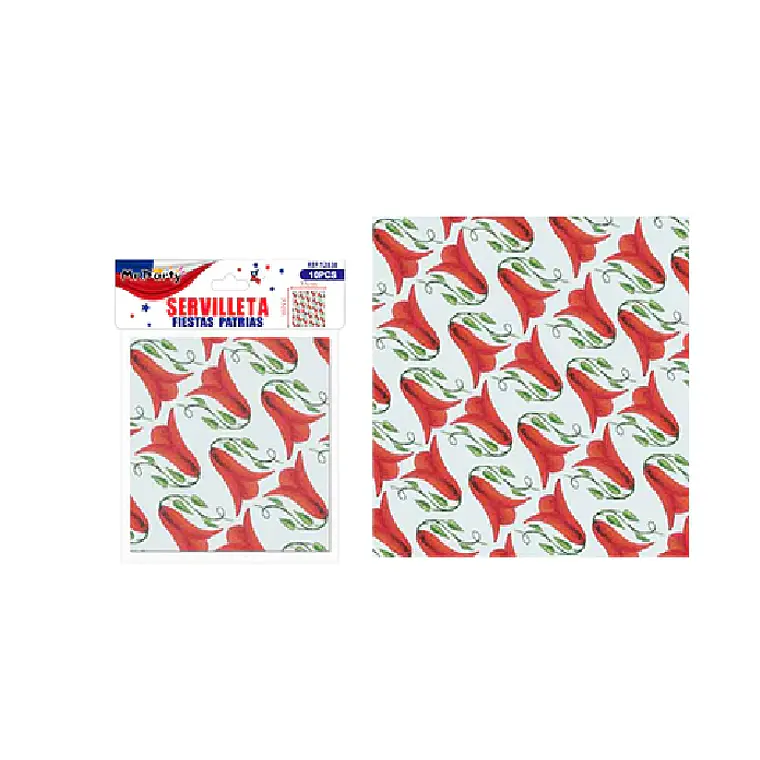 Pack 3 Servilletas Fiestas Patrias 33cm 30unid 7