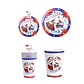 Set 36 piezas vasos y platos de Carton Fechas Patrias  - Miniatura 2
