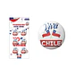 Chapitas de Fiestas Patrias 18 unidades  - Miniatura 1