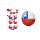 Chapitas de Fiestas Patrias 18 unidades  - Miniatura 2