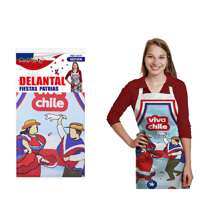 Delantal de Fiestas Patrias 58*74cm 2