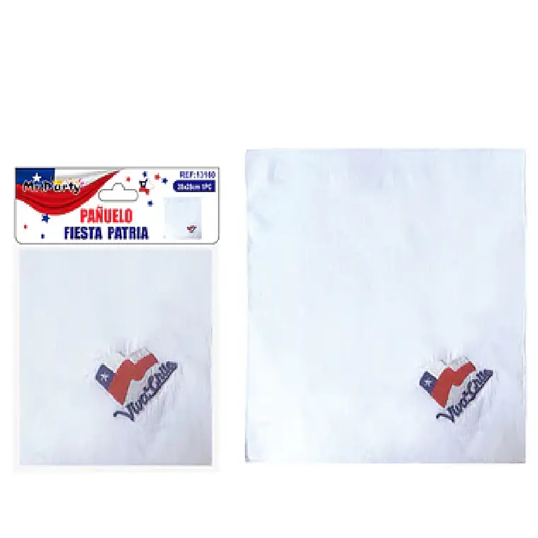 Pañuelo para cueca de Fiestas Patrias 28*28cm X 3 UNIDADES  3