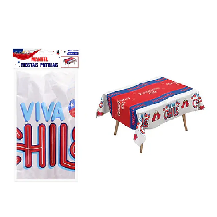 Mantel perlado de Fiestas Patrias 137*183cm 4
