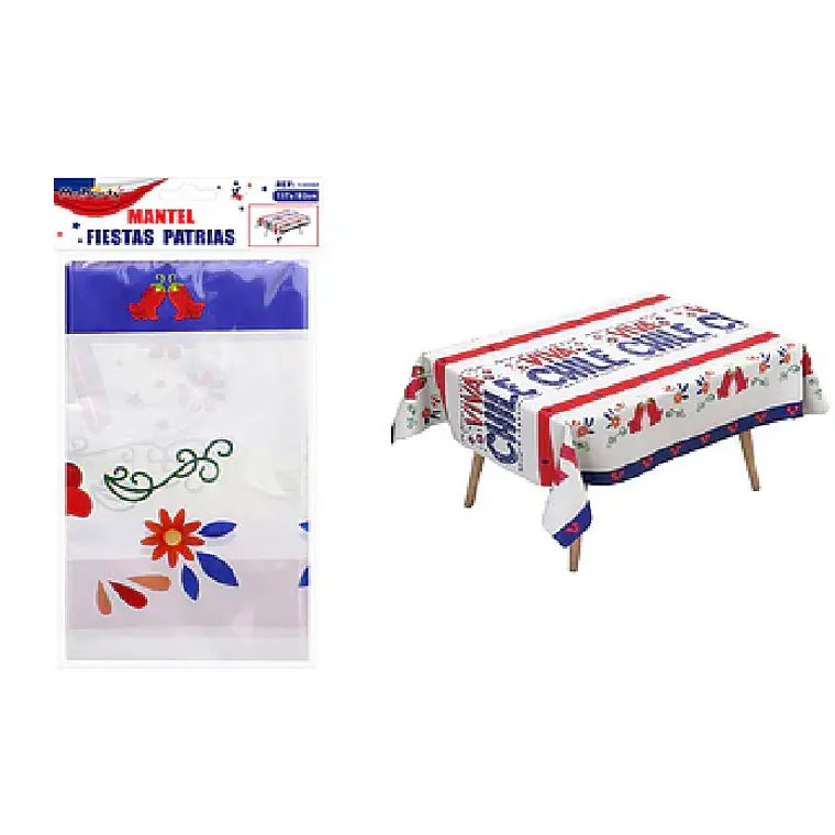 Mantel perlado de Fiestas Patrias 137*183cm 5