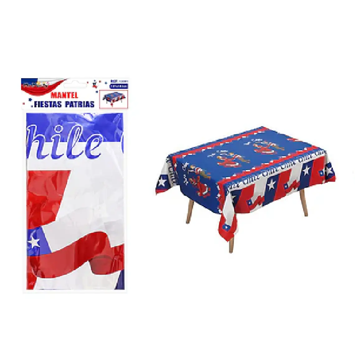 Mantel perlado de Fiestas Patrias 137*183cm 6