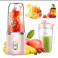 Mini Licuadora Portatil Usb Recargable 400ml Con 2 Vasos - Miniatura 2