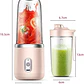 Mini Licuadora Portatil Usb Recargable 400ml Con 2 Vasos - Miniatura 3