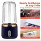 Mini Licuadora Portatil Usb Recargable 400ml Con 2 Vasos - Miniatura 5