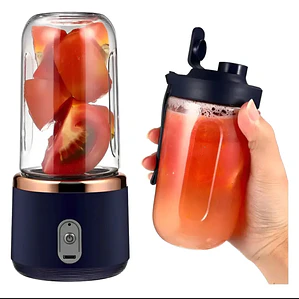 Mini Licuadora Portatil Usb Recargable 400ml Con 2 Vasos