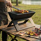 Asador De Carbón Portátil Plegable, Mini Parrilla Para Carne - Miniatura 1