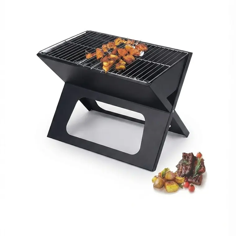 Asador De Carbón Portátil Plegable, Mini Parrilla Para Carne 2