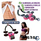 Rueda Para Abdominales Doble Con Rebote Automático Y Apoyo - Miniatura 4
