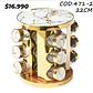Especiero giratorio 12 piezas 22cm Dorado  - Miniatura 2