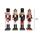 Cascanueces Navidad Soldado De Madera 38cm Adorno Navideño - Miniatura 1