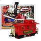 Clásico Tren Eléctrico Navideño Con 4 Vagones De 36 Piezas 382cm - Miniatura 1