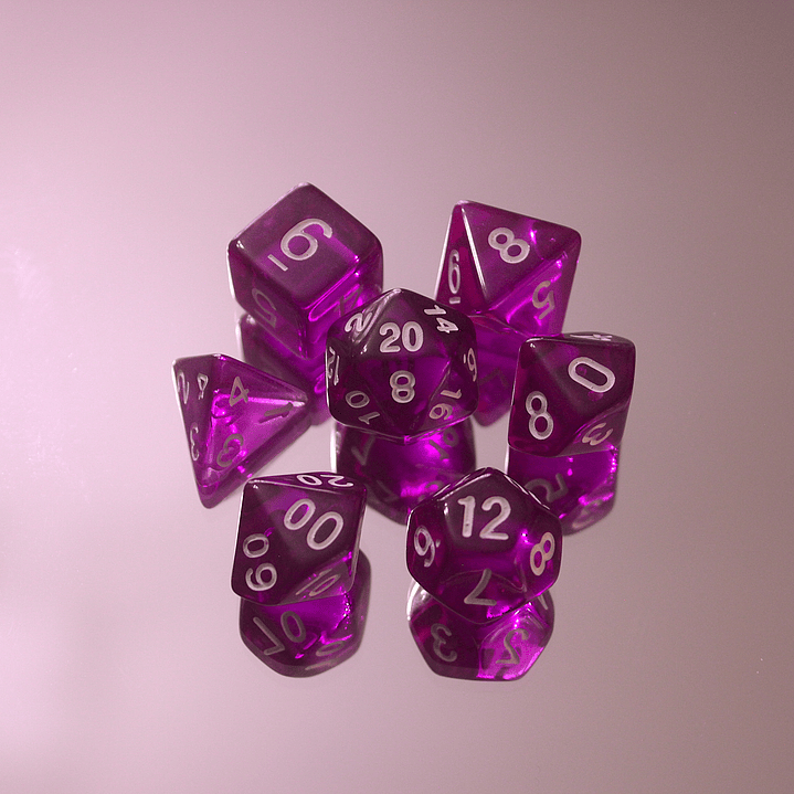 Set de dados Rol | Translúcidos 9