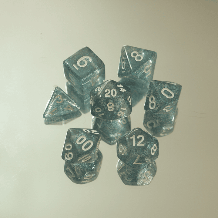 Set de dados Rol | Glitter 7