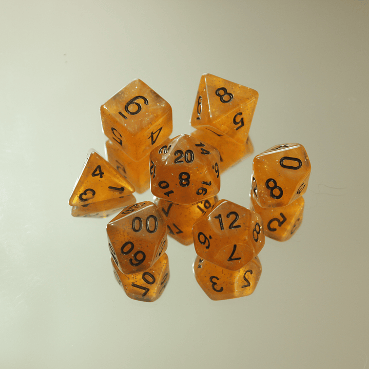 Set de dados Rol | Glitter 8