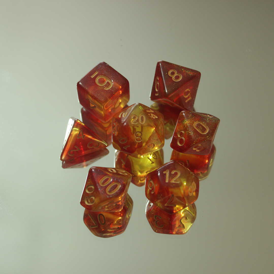Set de dados Rol | Glitter 15