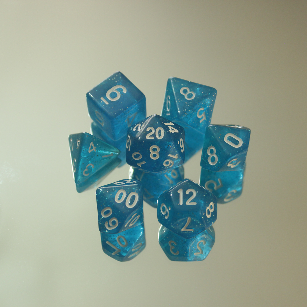 Set de dados Rol | Glitter 18