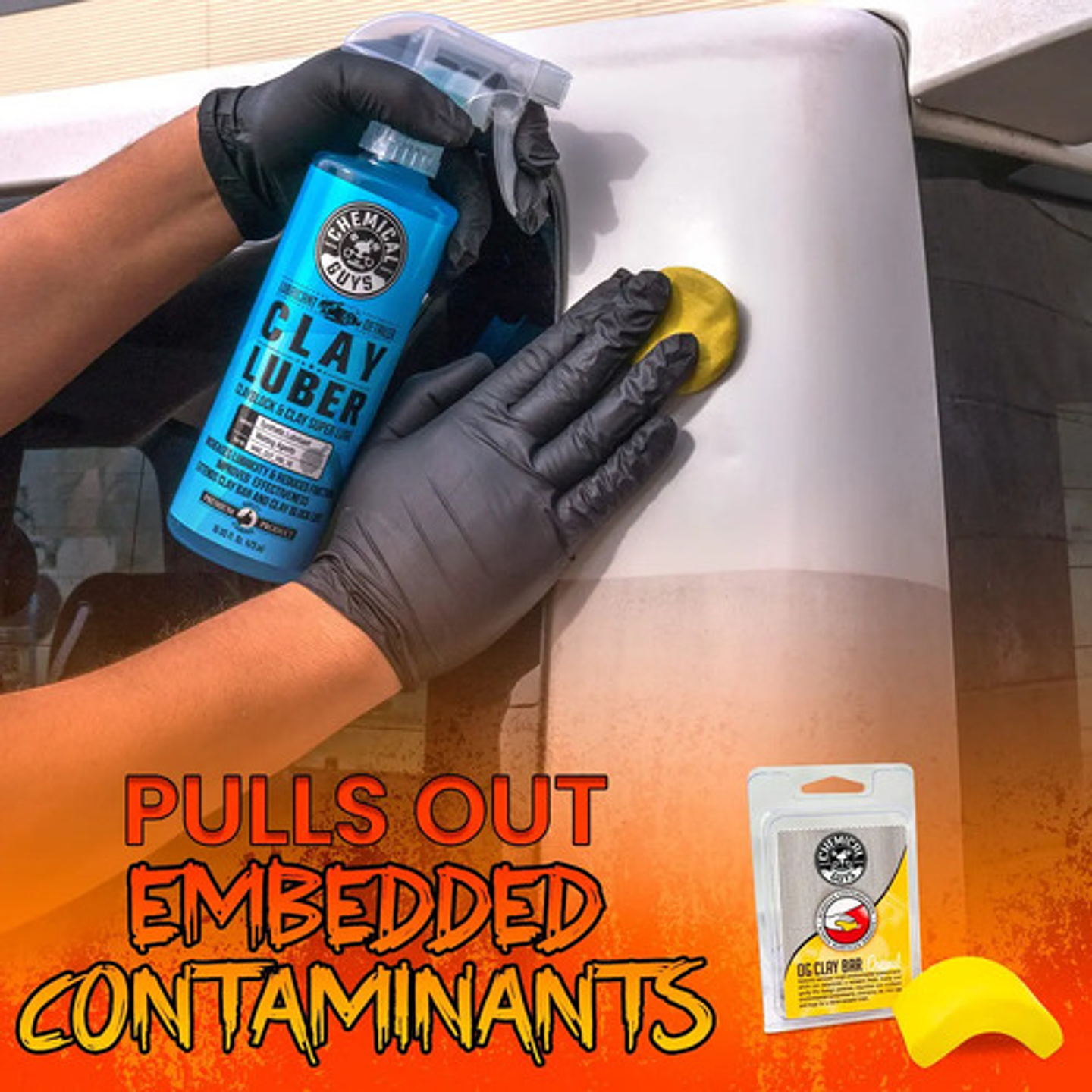 Chemical Guys Sistema Completo De Arcilla (6 Artículos) 4