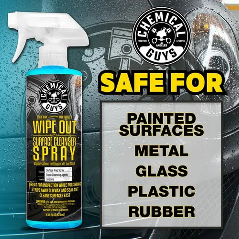 Wipe Out Surface Cleaner (descontaminante) Chemical Guys 4