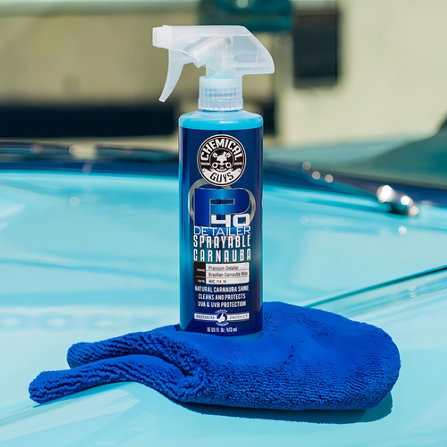 P40 Quick Detail Spray Natural Carnauba Shine Chemical Guys  2