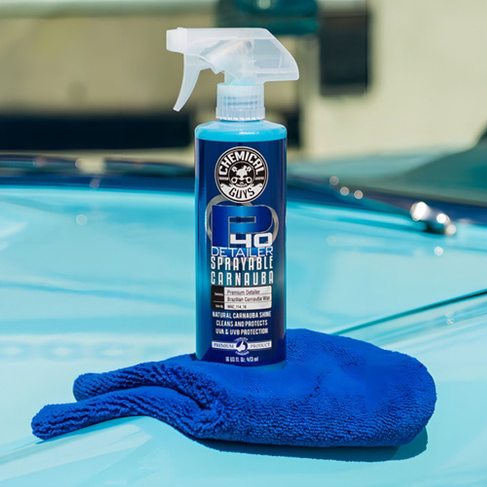 P40 Quick Detail Spray Natural Carnauba Shine Chemical Guys  2