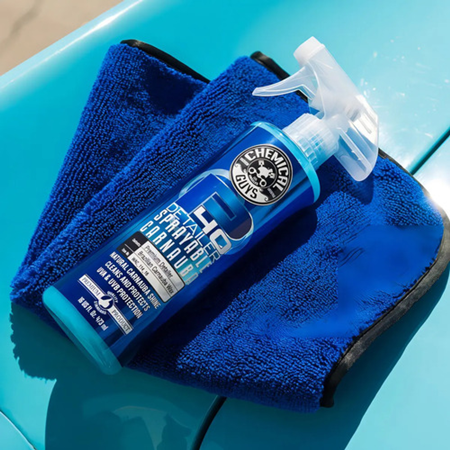 P40 Quick Detail Spray Natural Carnauba Shine Chemical Guys  3