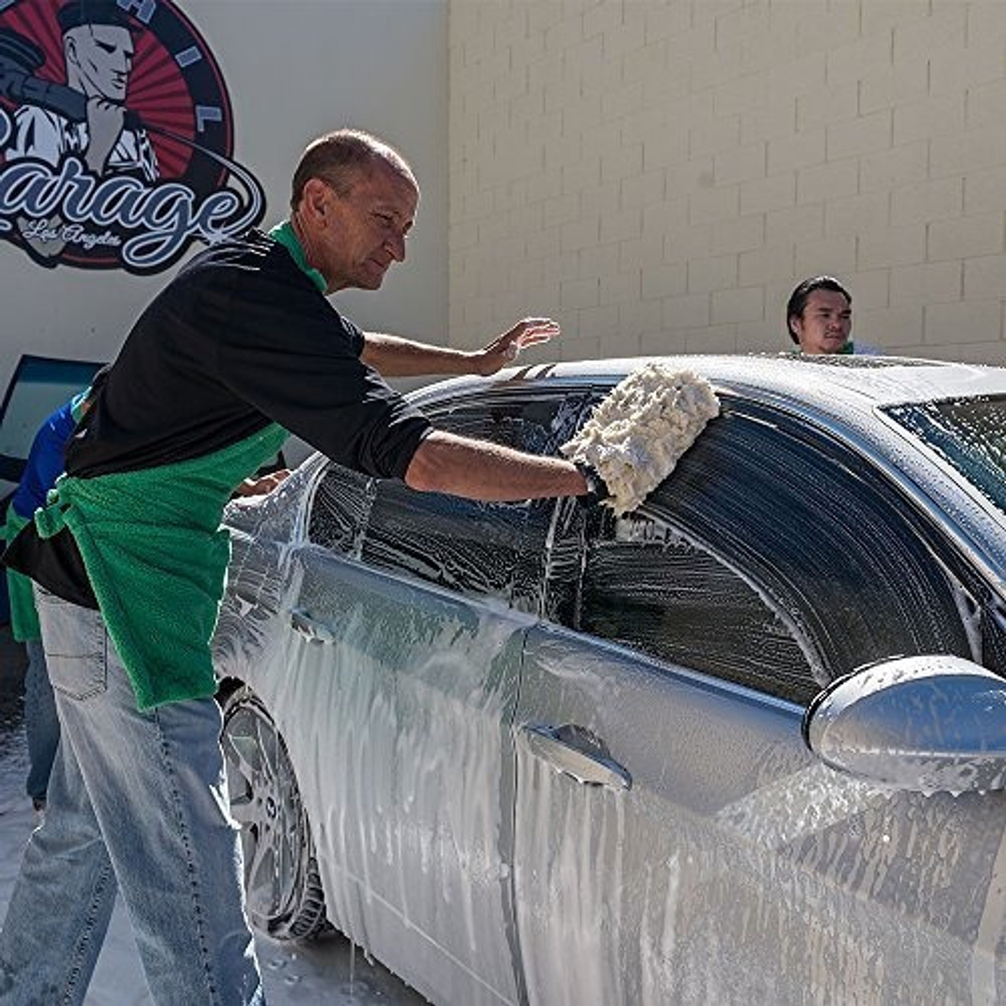 Guante Suave Bear Claw Wash Mitt & Pad Chemical Guys 3