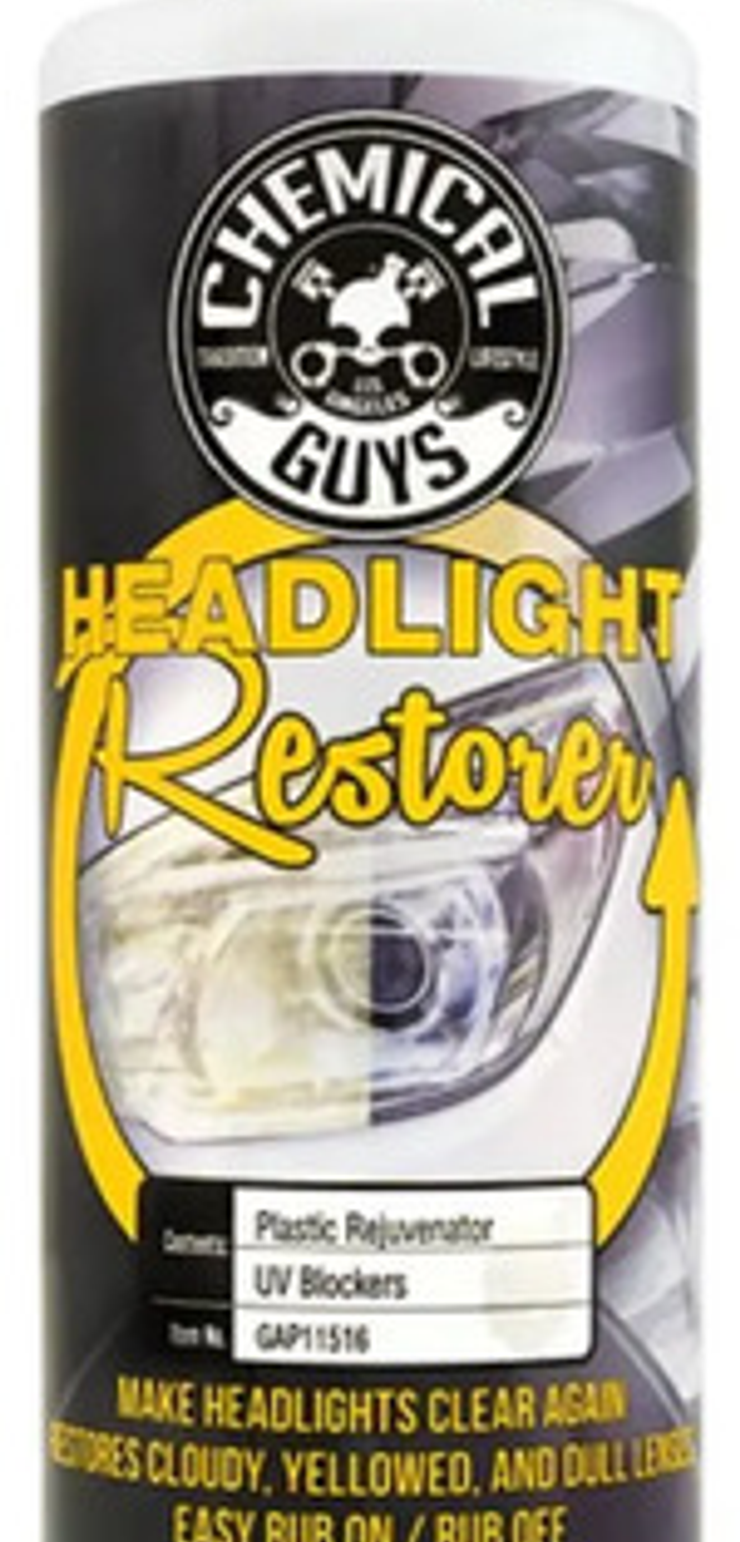 Restaurador De Focos Chemical Guys Headlight Restorer 1