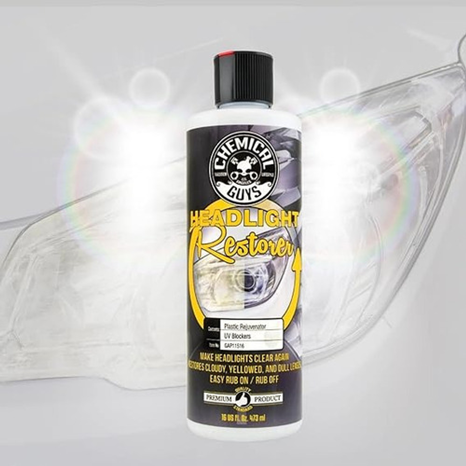 Restaurador De Focos Chemical Guys Headlight Restorer 2
