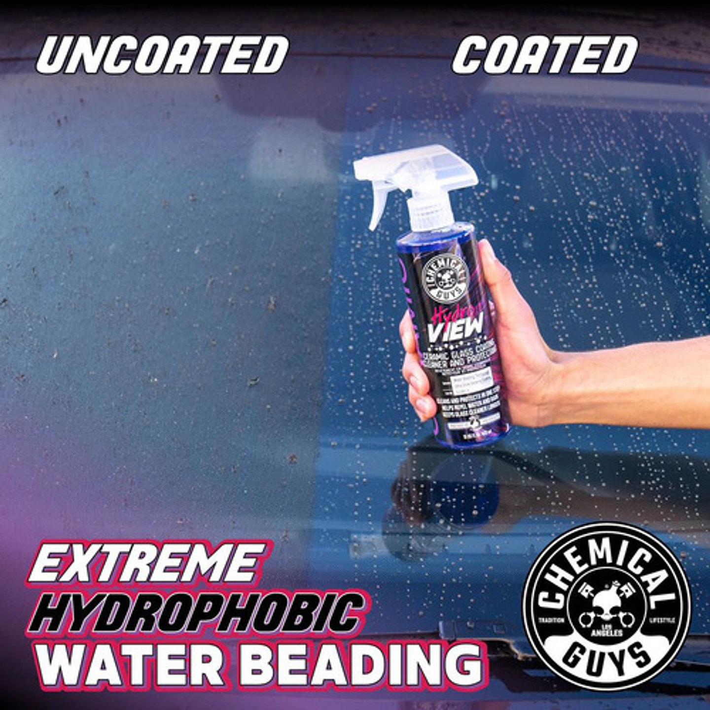 Hydroview Ceramic Glass Cleaner & Coating Chemical Guys 8