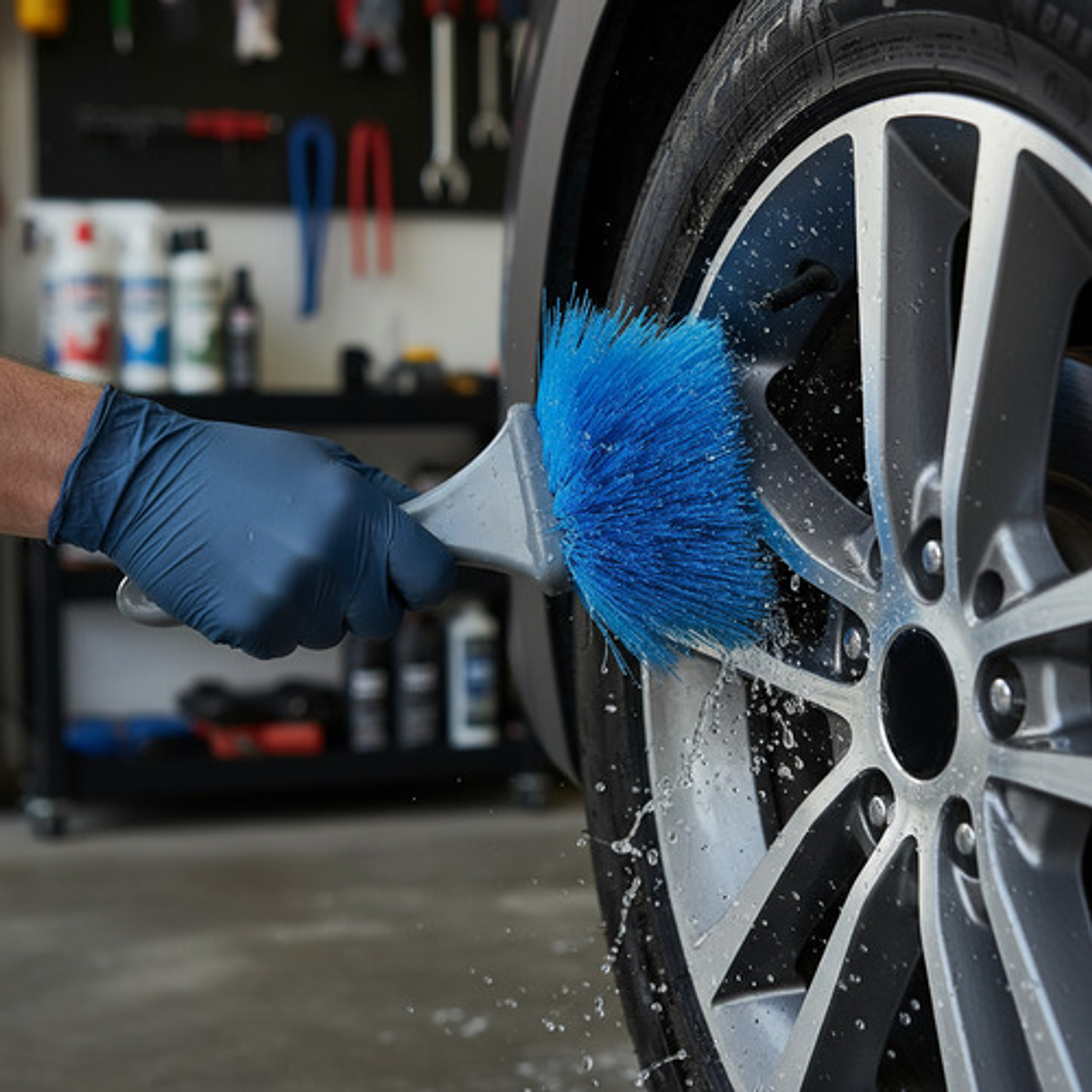 Cepillo Llantas Big Blue Stiffy Heavy Duty Chemical Guys 3