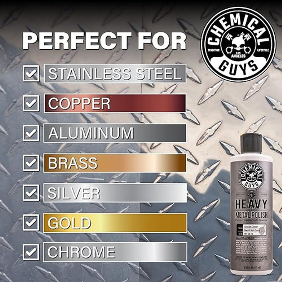 Heavy Metal Polish Chemical Guys (pulidor Metales) 3