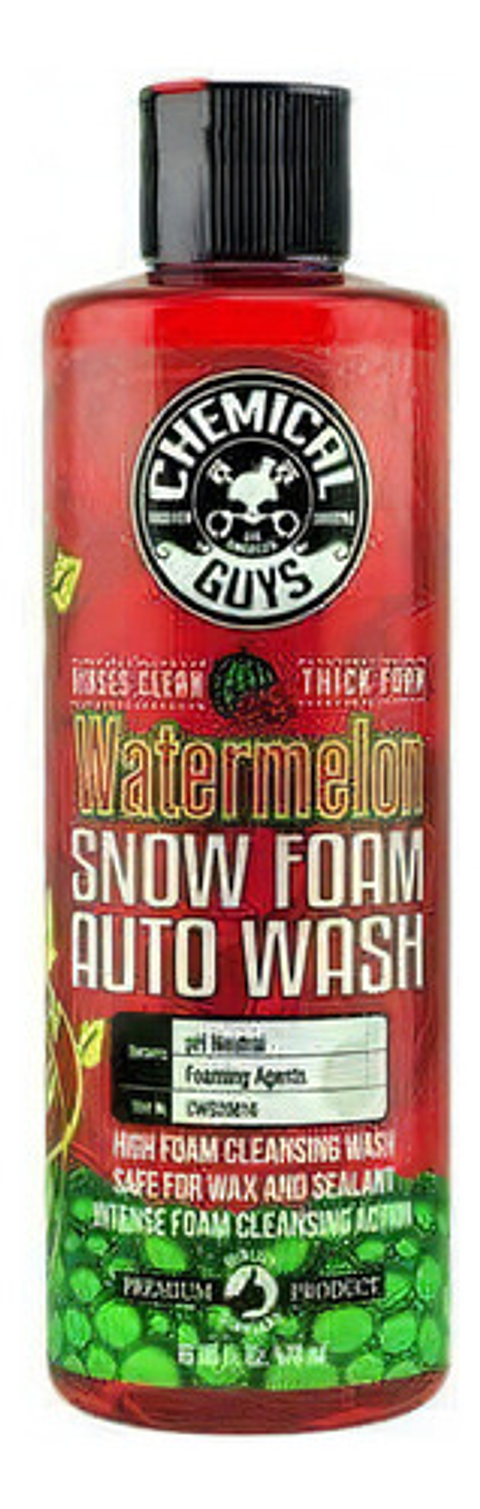 Shampoo Para Vehículo Chemical Guys Watermelon Snow Foam Auto Wash Liquido Con Aroma Sandía