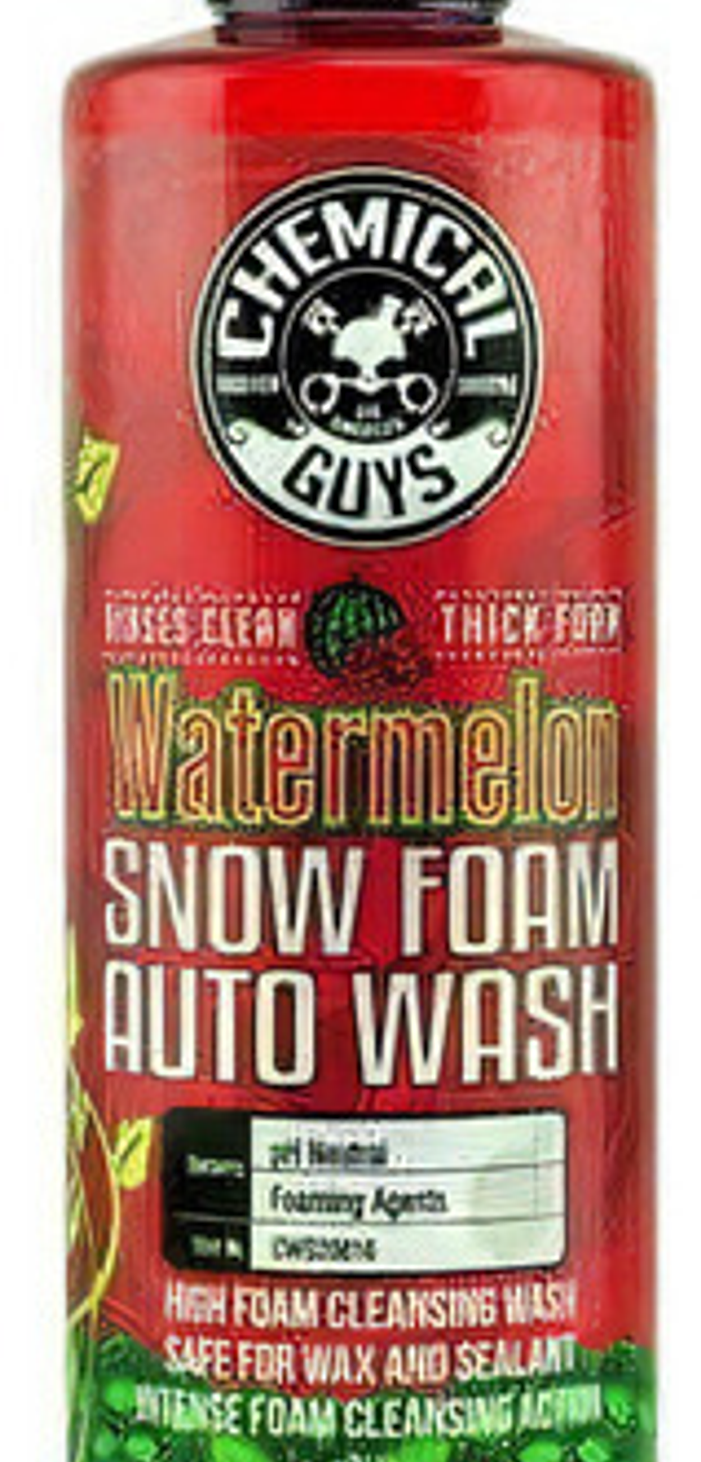 Shampoo Para Vehículo Chemical Guys Watermelon Snow Foam Auto Wash Liquido Con Aroma Sandía 1