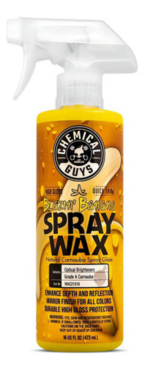 Cera Líquida Chemical Guys Wax Blazin Banana Carnauba 473 Ml