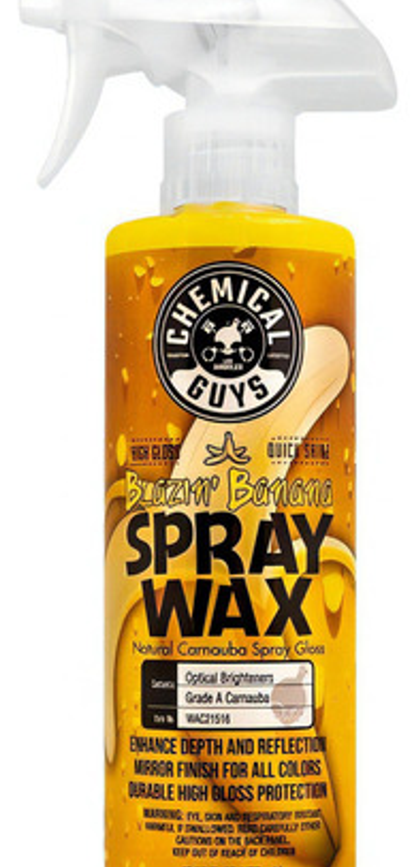Cera Líquida Chemical Guys Wax Blazin Banana Carnauba 473 Ml 1