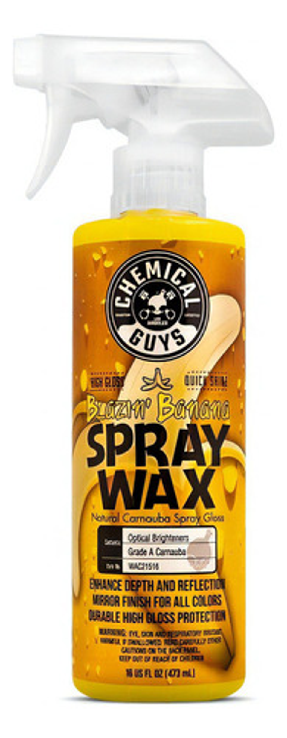 Cera Líquida Chemical Guys Wax Blazin Banana Carnauba 473 Ml 1