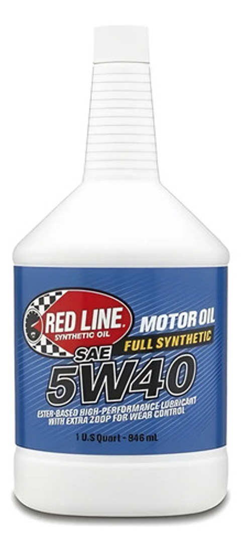 Aceite 5w40 Full Sintetico Motor Bencinero Red Line 946ml